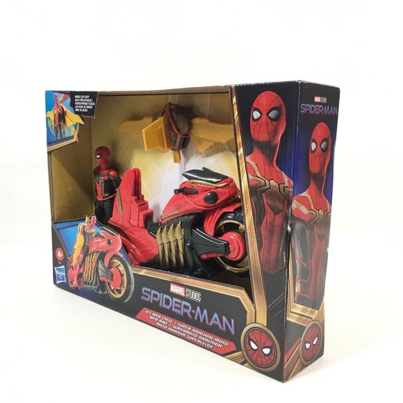 Spider-Man Jet Web Cycle And Figure 3 Piece Set - Picture 4 of 11